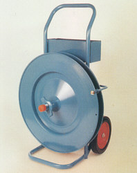 A picture of steel strapping dispenser