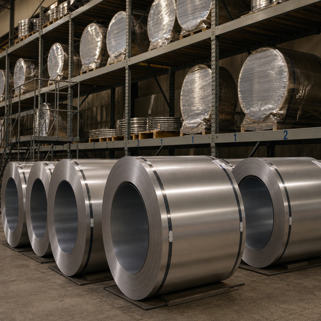 A picture of stainless steel strip