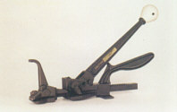 A picture of a strapping tensioner tool