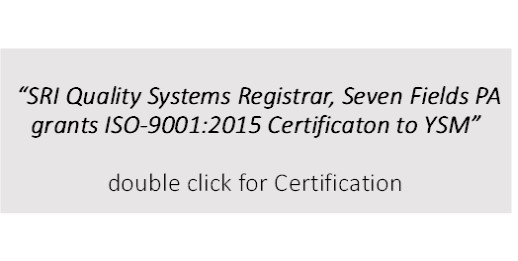 Youngstown Specialty Metals, Inc. ISO certification